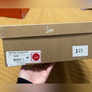 Red bottom wedges for sale. I am a size 6.5 in women. The 36 fits perfect.